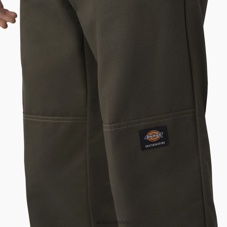 Skateboarding Double Knee Pants Men Dickies Olive Green (OG) 88T84163 Apparel