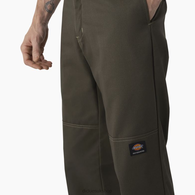 Skateboarding Double Knee Pants Men Dickies Olive Green (OG) 88T84163 Apparel