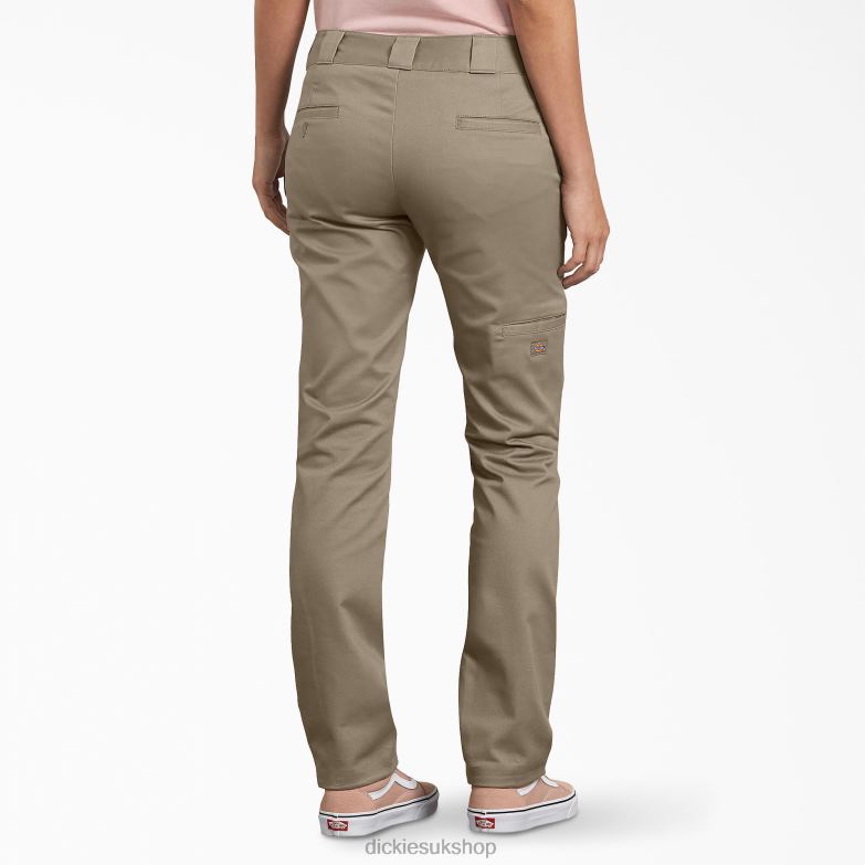 Slim Fit Double Knee Pants Women Dickies Regular 88T841875 Apparel