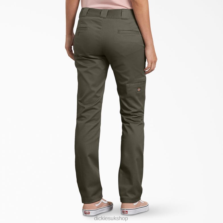 Slim Fit Double Knee Pants Women Dickies Regular 88T841876 Apparel