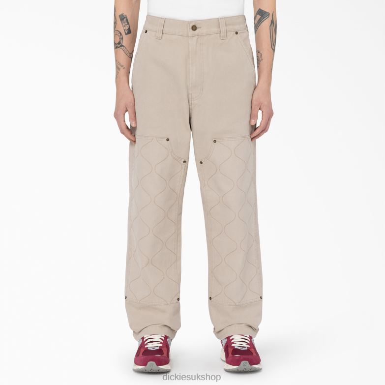 Thorsby Double Front Utility Pants Men Dickies Sandstone (SS) 88T84295 Apparel