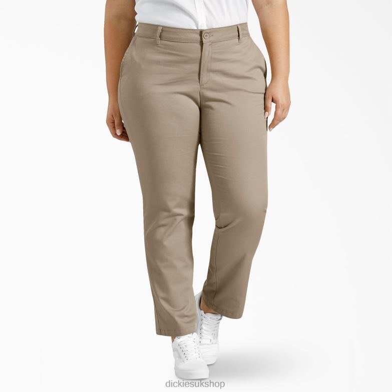 Plus Slim Fit Straight Leg Pants Women Dickies Regular 88T841894 Apparel