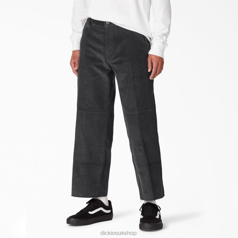 Franky Villani Sicko Corduroy Double Knee Pants Men Dickies Black (BKX) 88T84193 Apparel
