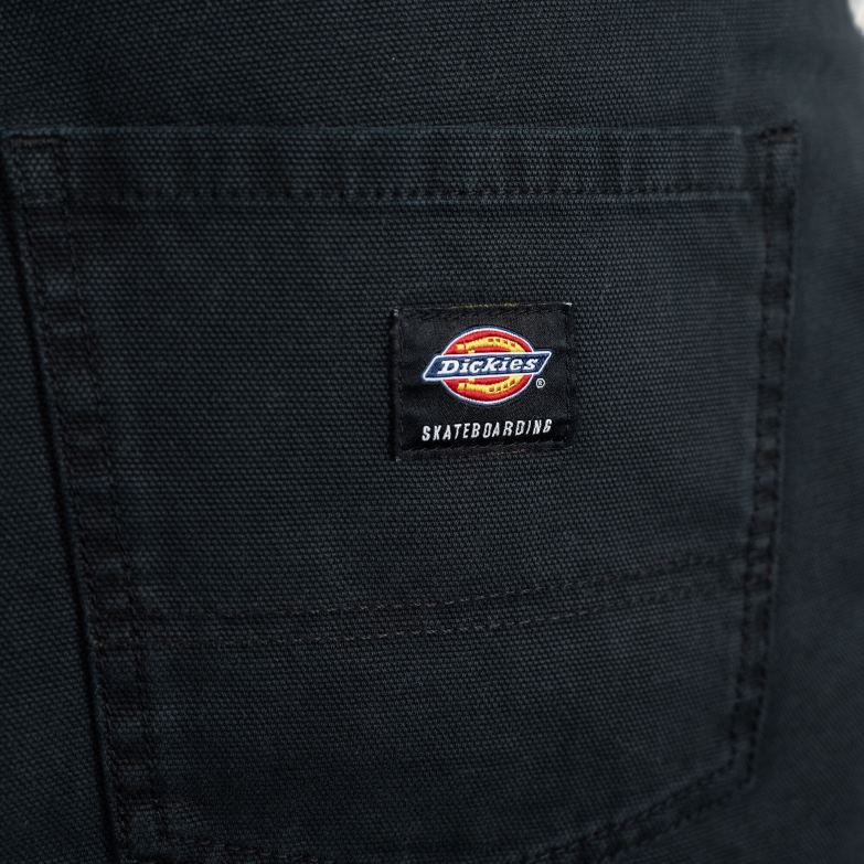 Jake Hayes Relaxed Fit Duck Pants Men Dickies Stonewashed Black (SBK) 88T8450 Apparel