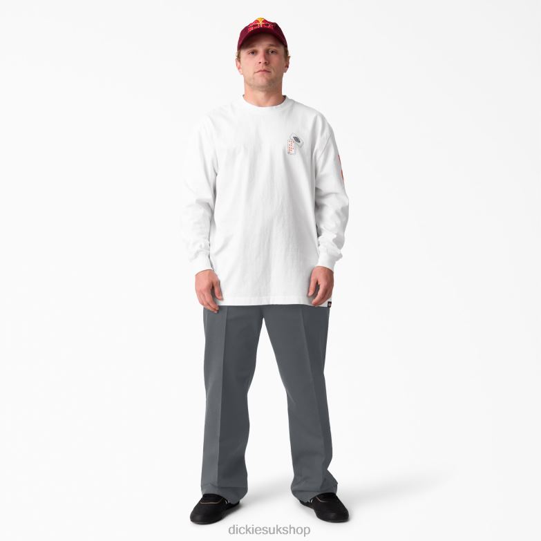 Jamie Foy Loose Fit Pants Men Dickies Charcoal Gray (CH) 88T84195 Apparel