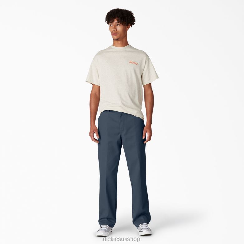 Skateboarding Regular Fit Twill Pants Men Dickies Airforce Blue (AF) 88T8453 Apparel