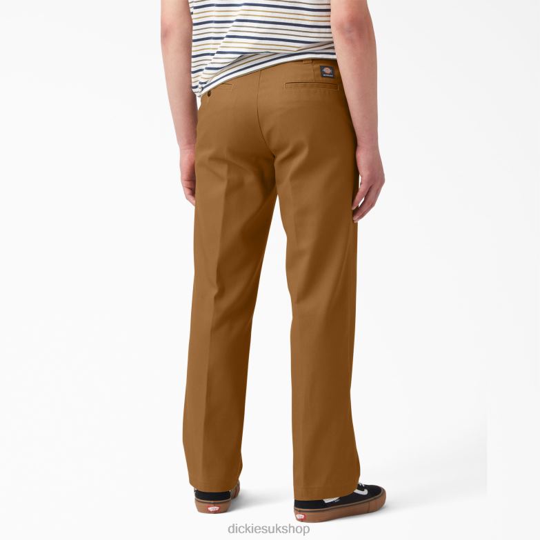 Skateboarding Regular Fit Twill Pants Men Dickies Brown Duck (BD) 88T8454 Apparel
