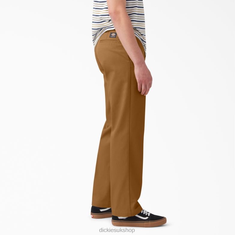 Skateboarding Regular Fit Twill Pants Men Dickies Brown Duck (BD) 88T8454 Apparel