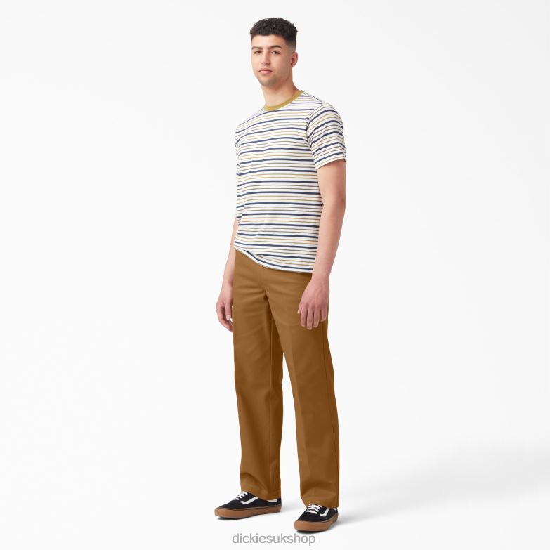 Skateboarding Regular Fit Twill Pants Men Dickies Brown Duck (BD) 88T8454 Apparel