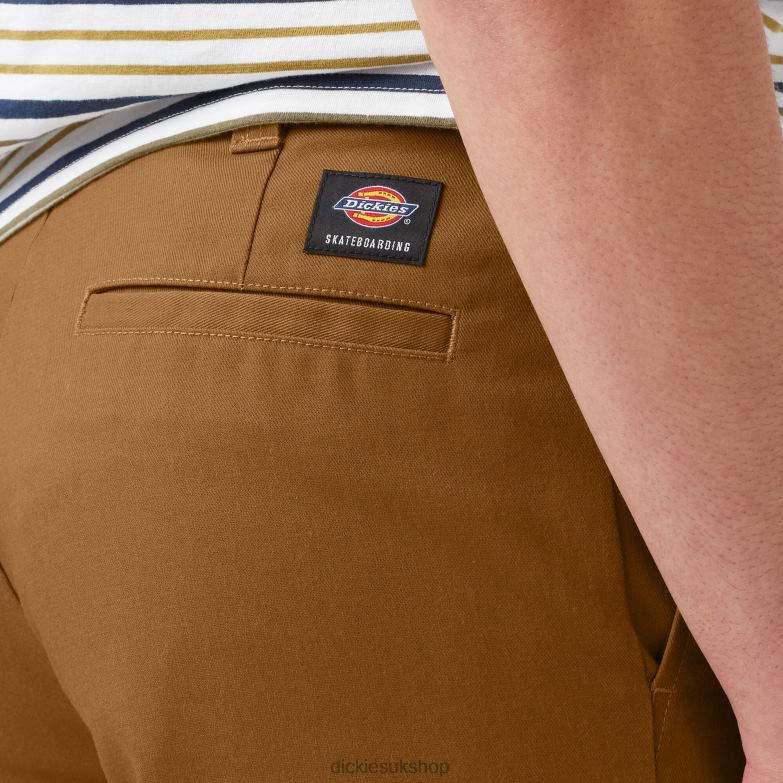Skateboarding Regular Fit Twill Pants Men Dickies Brown Duck (BD) 88T8454 Apparel