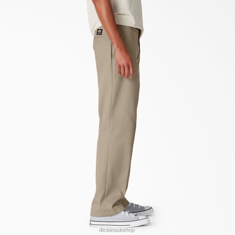 Skateboarding Regular Fit Twill Pants Men Dickies Desert Sand (DS) 88T8457 Apparel