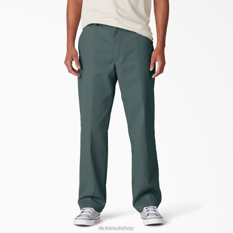 Skateboarding Regular Fit Twill Pants Men Dickies Lincoln Green (LN) 88T8459 Apparel