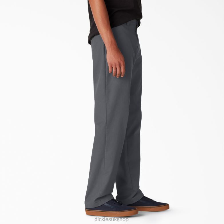 Skateboarding Slim Fit Pants Men Dickies Charcoal Gray (CH) 88T84102 Apparel