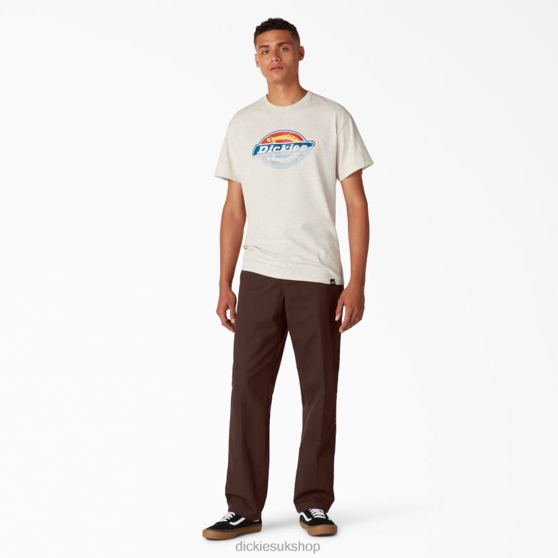 Skateboarding Slim Fit Pants Men Dickies Chocolate Brown (CB) 88T84101 Apparel