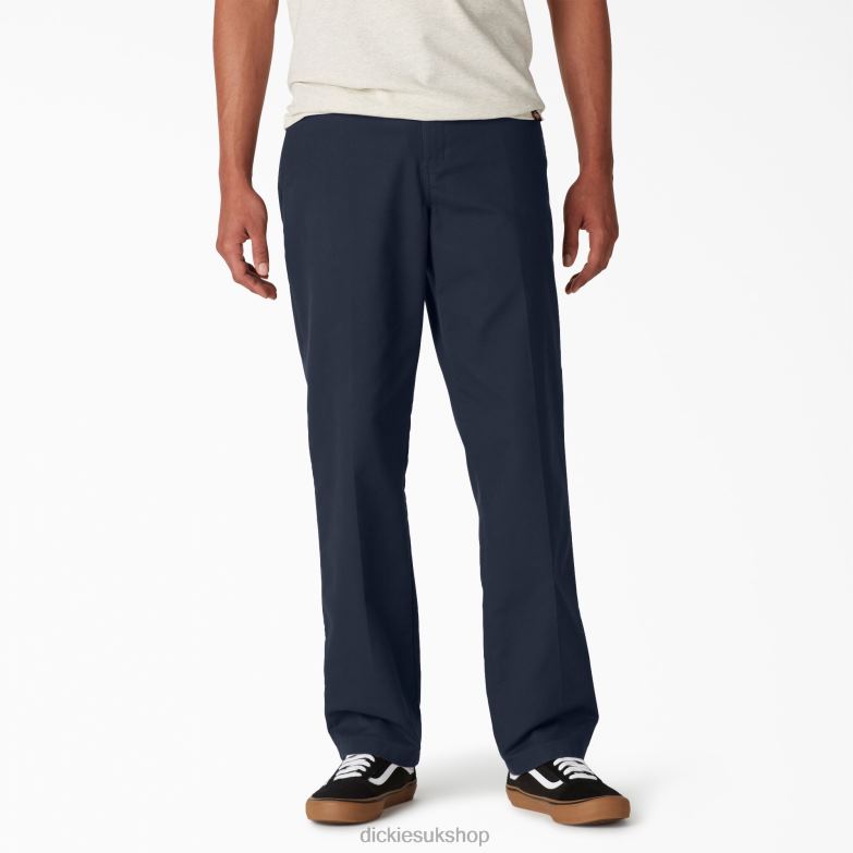 Skateboarding Slim Fit Pants Men Dickies Dark Navy (DN) 88T84103 Apparel