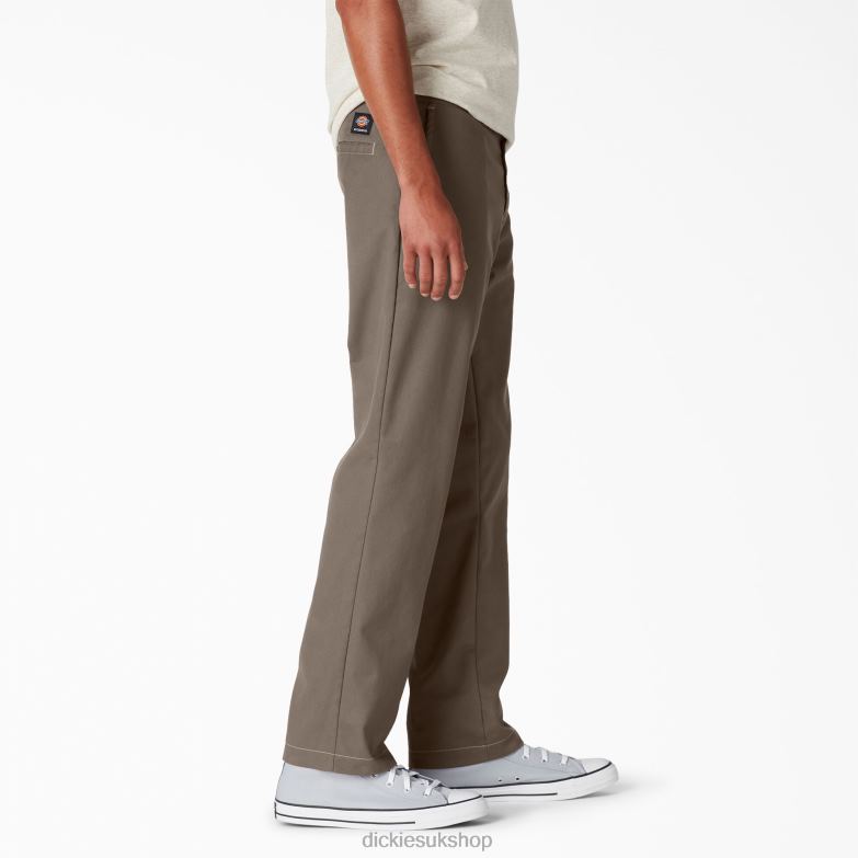 Skateboarding Slim Fit Pants Men Dickies Mushroom Contrast Topstitch (TSM) 88T84107 Apparel