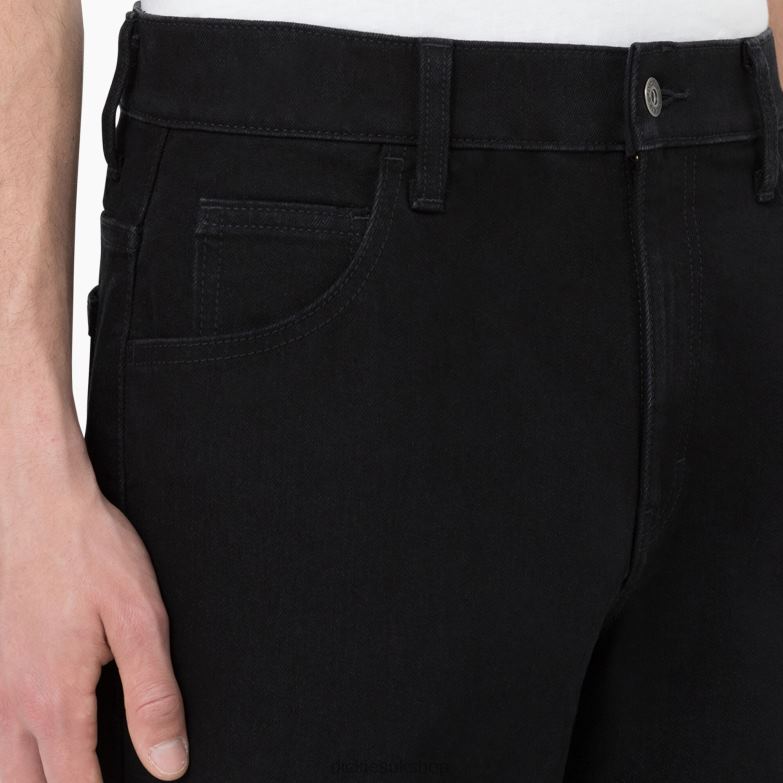 Skateboarding Wingville Loose Fit Jeans Men Dickies Black Denim (L9D) 88T84272 Apparel