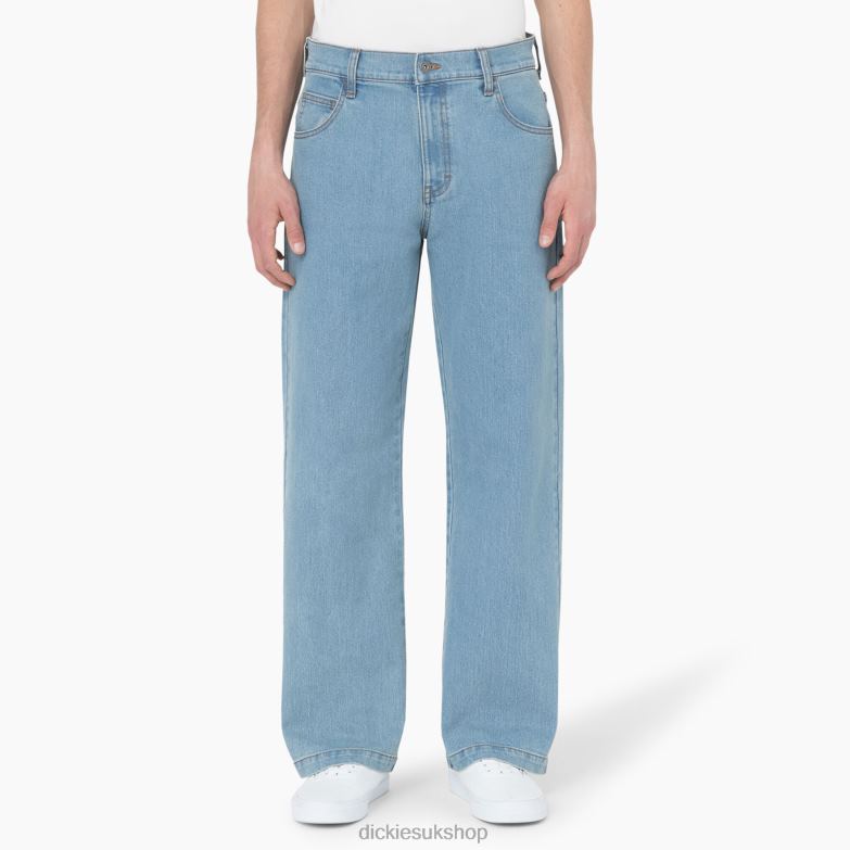 Skateboarding Wingville Loose Fit Jeans Men Dickies Light Denim (LTD) 88T84271 Apparel