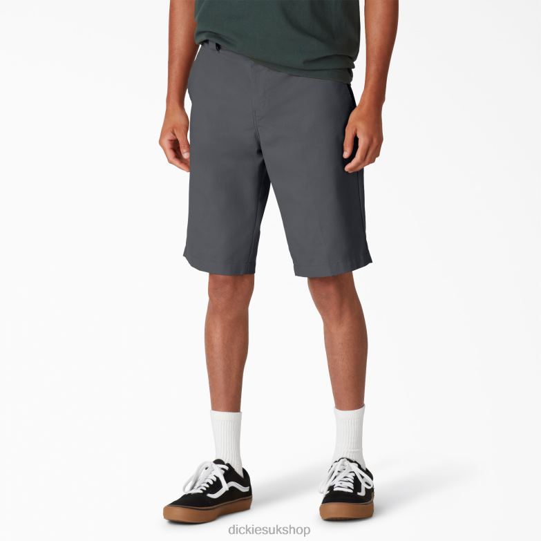 Skateboarding Slim Fit Shorts 11" Men Dickies Charcoal Gray (CH) 88T84382 Apparel