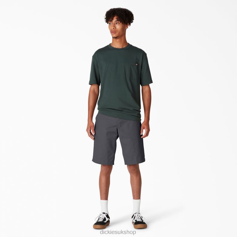 Skateboarding Slim Fit Shorts 11\" Men Dickies Charcoal Gray (CH) 88T84382 Apparel