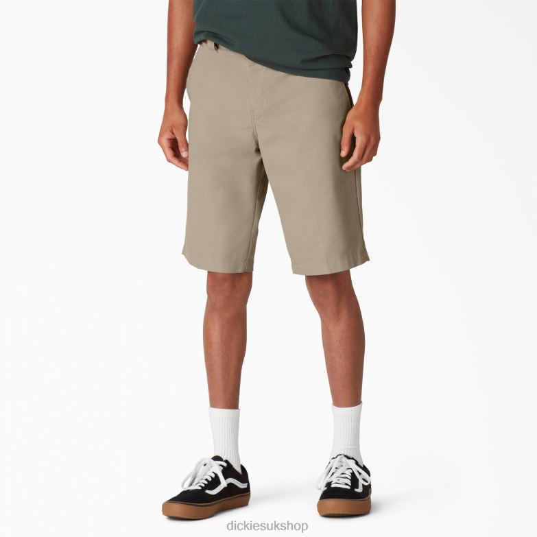Skateboarding Slim Fit Shorts 11" Men Dickies Desert Sand (DS) 88T84383 Apparel
