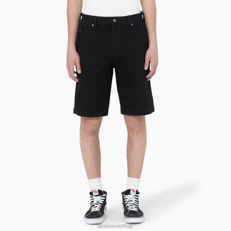 Skateboarding Wingville Shorts 11" Men Dickies Black Denim (L9D) 88T84456 Apparel