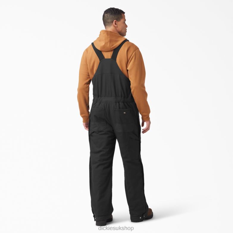 DuraTech Renegade FLEX Insulated Bib Overalls Men Dickies Black (BK) 88T841440 Apparel