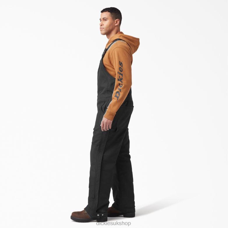 DuraTech Renegade FLEX Insulated Bib Overalls Men Dickies Black (BK) 88T841440 Apparel