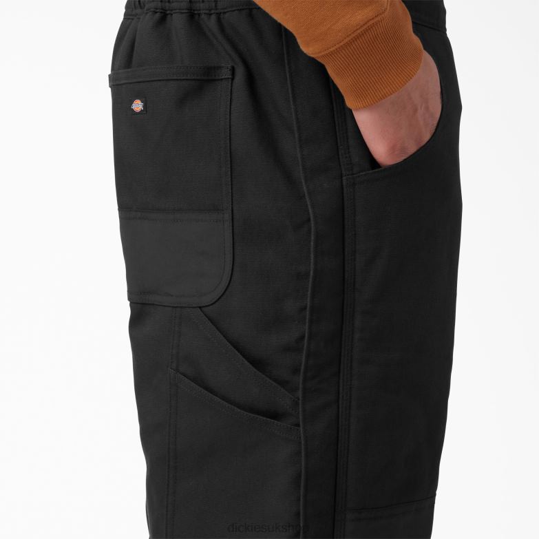 DuraTech Renegade FLEX Insulated Bib Overalls Men Dickies Black (BK) 88T841440 Apparel