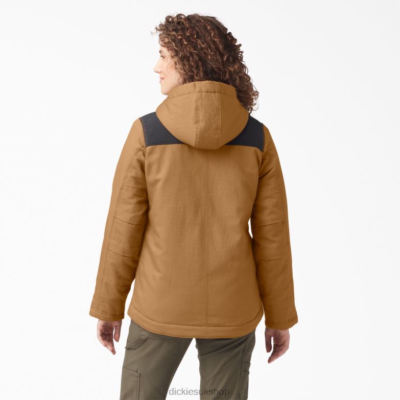 DuraTech Renegade Insulated Jacket Women Dickies Brown Duck (BD) 88T842371 Apparel