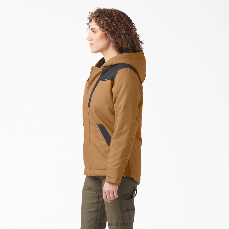 DuraTech Renegade Insulated Jacket Women Dickies Brown Duck (BD) 88T842371 Apparel