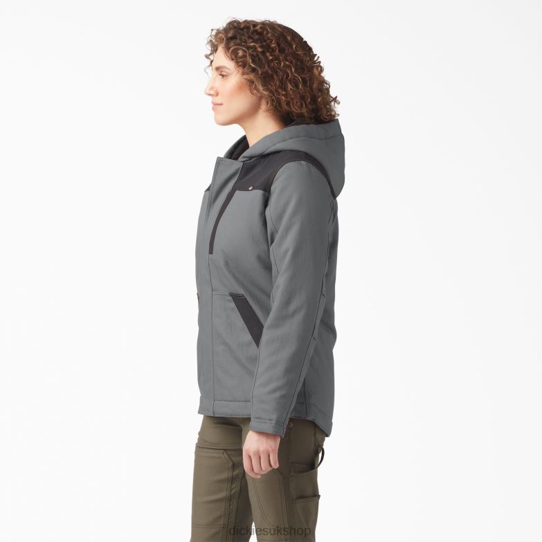 DuraTech Renegade Insulated Jacket Women Dickies Gray (GY) 88T842373 Apparel