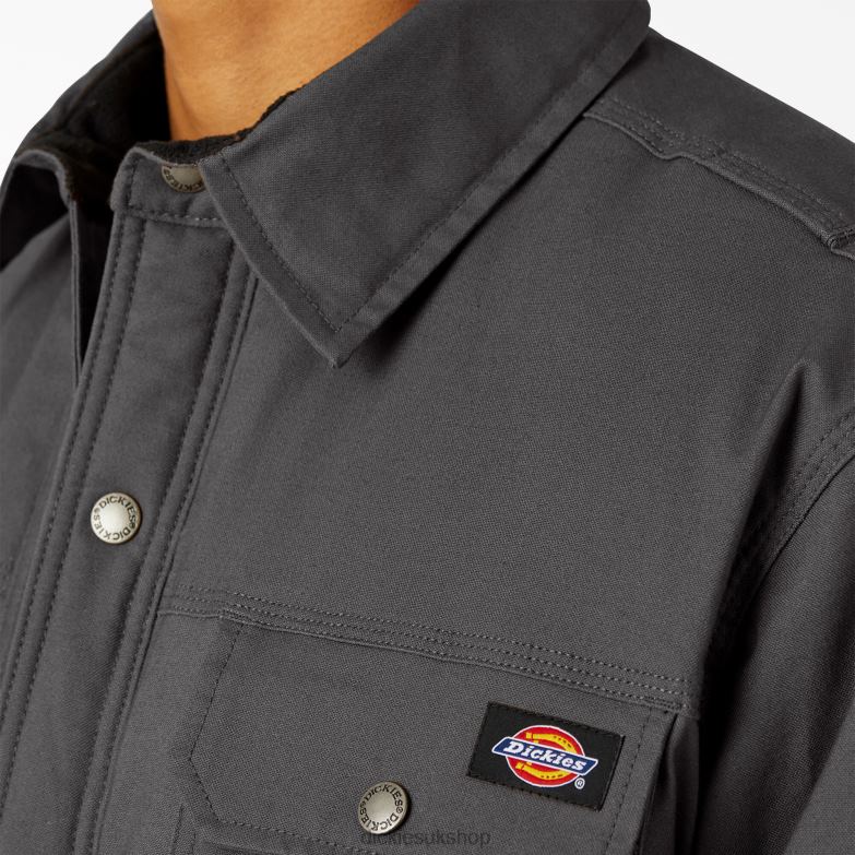 FLEX Duck Shirt Jacket with DWR Men Dickies Slate Gray (SL) 88T841016 Apparel