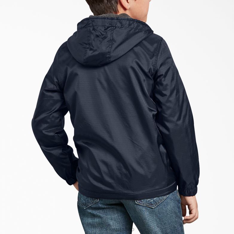 Fleece Lined Jacket Kids Dickies Dark Navy (DN) 88T842695 Apparel