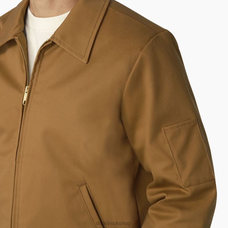 Insulated Eisenhower Jacket Men Dickies Brown Duck (WSD) 88T84971 Apparel