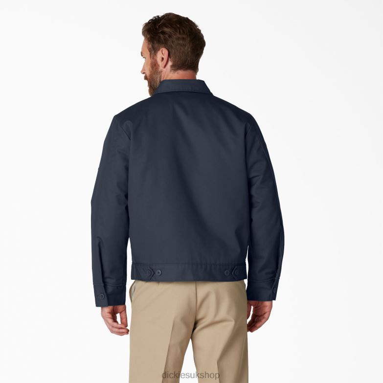 Insulated Eisenhower Jacket Men Dickies Dark Navy (DN) 88T84966 Apparel