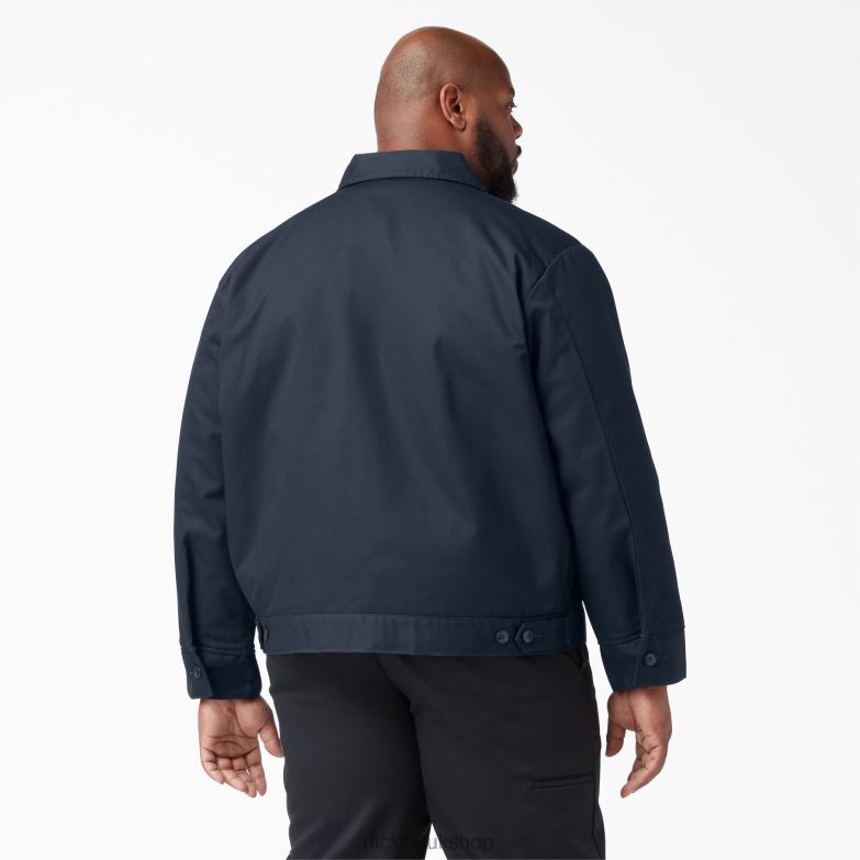 Insulated Eisenhower Jacket Men Dickies Dark Navy (DN) 88T84966 Apparel