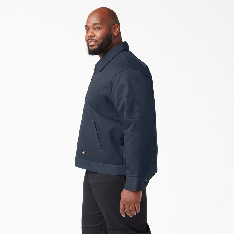Insulated Eisenhower Jacket Men Dickies Dark Navy (DN) 88T84966 Apparel