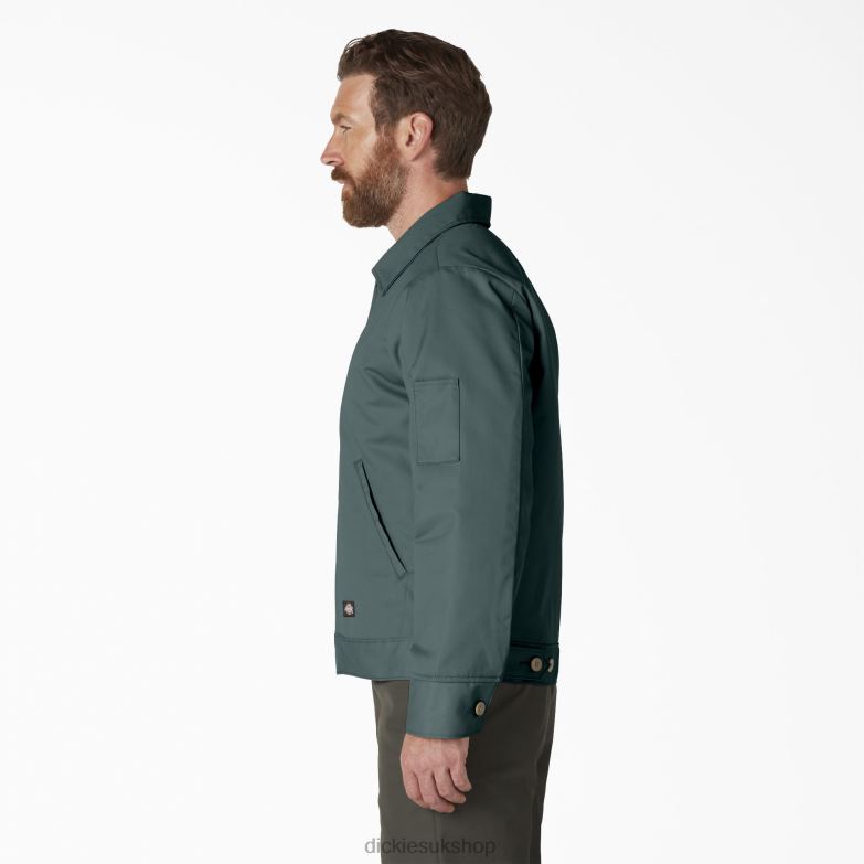 Insulated Eisenhower Jacket Men Dickies Lincoln Green (LN) 88T84969 Apparel