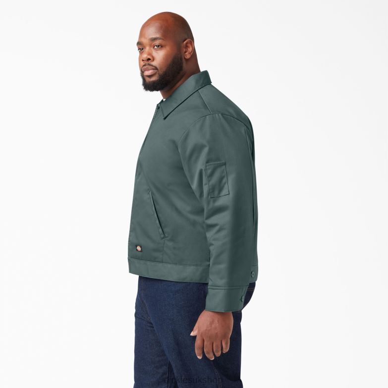 Insulated Eisenhower Jacket Men Dickies Lincoln Green (LN) 88T84969 Apparel