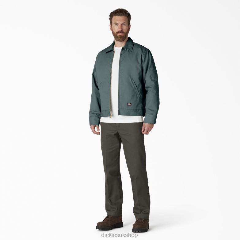 Insulated Eisenhower Jacket Men Dickies Lincoln Green (LN) 88T84969 Apparel