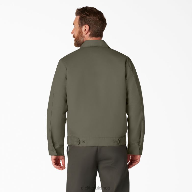 Insulated Eisenhower Jacket Men Dickies Moss Green (MS) 88T84970 Apparel
