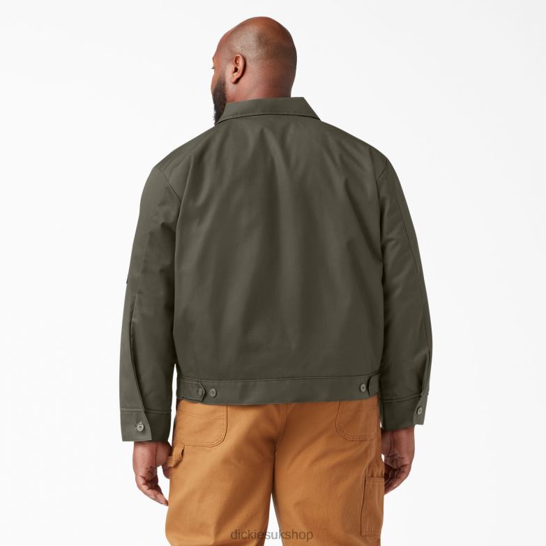 Insulated Eisenhower Jacket Men Dickies Moss Green (MS) 88T84970 Apparel