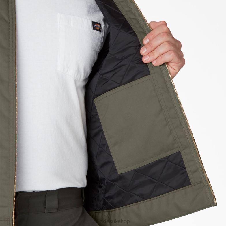 Insulated Eisenhower Jacket Men Dickies Moss Green (MS) 88T84970 Apparel