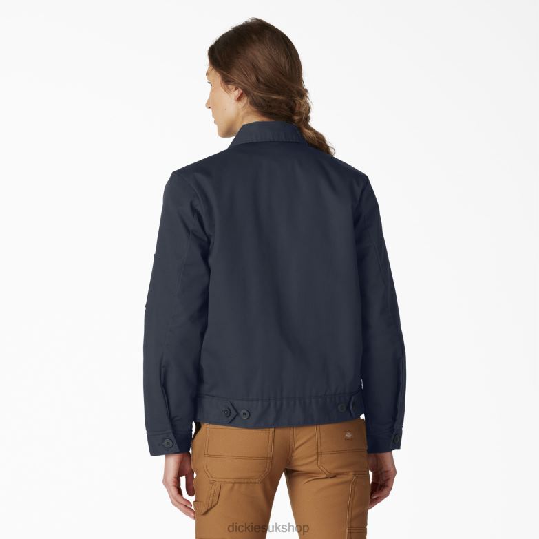 Insulated Eisenhower Jacket Women Dickies Dark Navy (ASN) 88T841539 Apparel