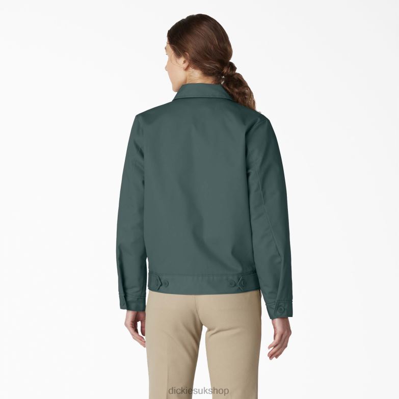 Insulated Eisenhower Jacket Women Dickies Lincoln Green (LSO) 88T841542 Apparel