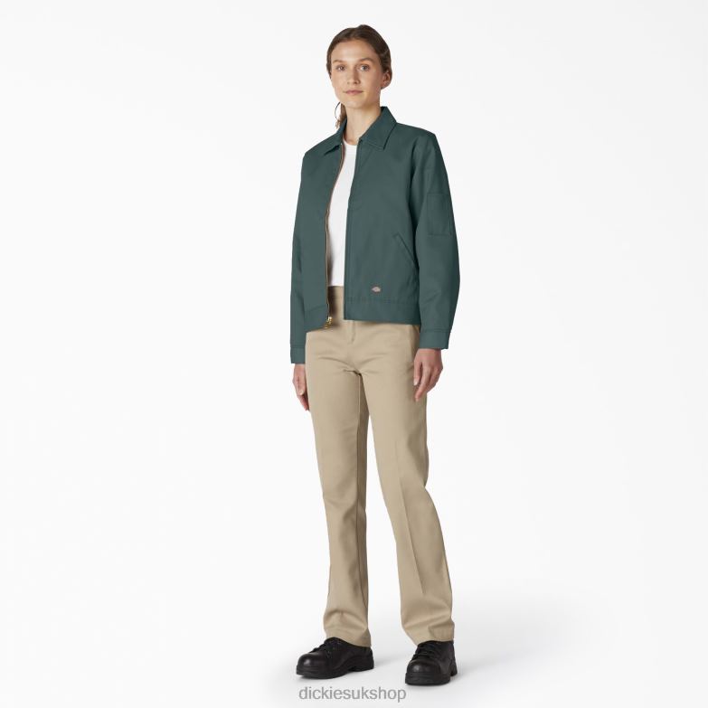 Insulated Eisenhower Jacket Women Dickies Lincoln Green (LSO) 88T841542 Apparel