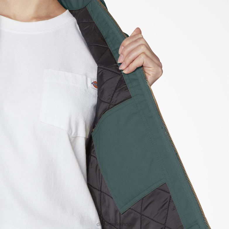Insulated Eisenhower Jacket Women Dickies Lincoln Green (LSO) 88T841542 Apparel
