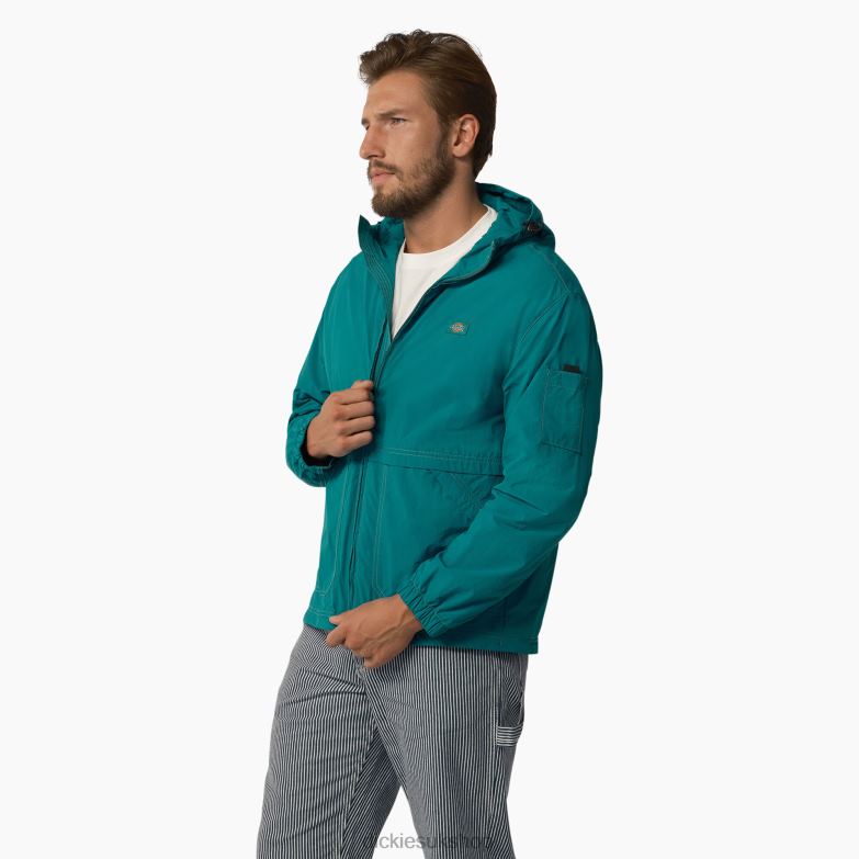 Jackson Windbreaker Jacket Men Dickies Deep Lake (DL2) 88T841028 Apparel