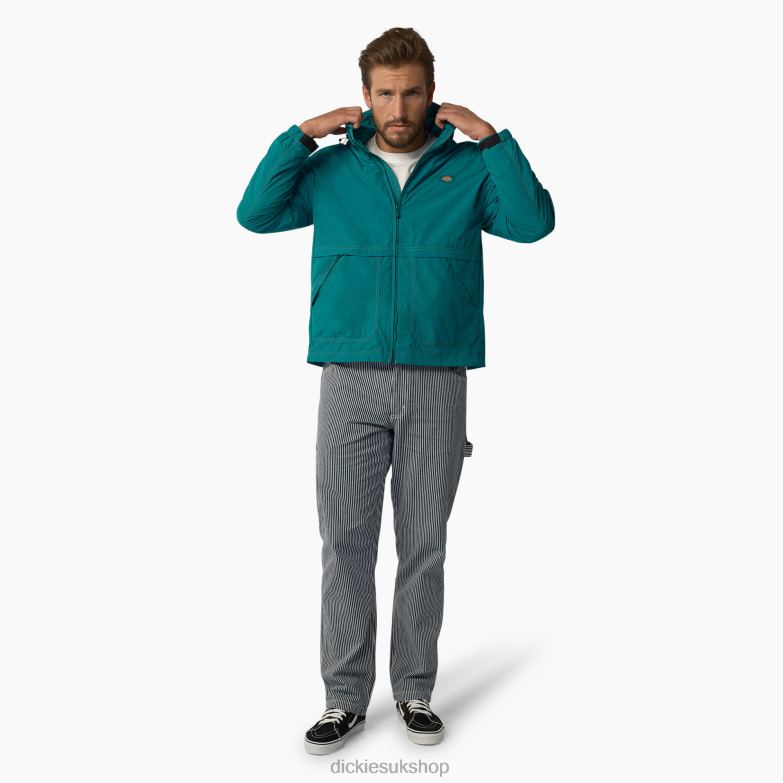 Jackson Windbreaker Jacket Men Dickies Deep Lake (DL2) 88T841028 Apparel